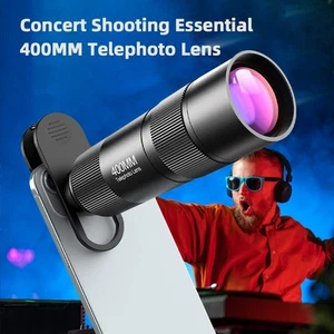 400MM Teleobiektyw telefonu do smartfona Zoom Obiektyw z uniwersalnym klipsem obiektywu KUI - Zdjęcie 1 z 12