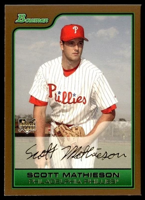 2006 Bowman Draft Picks & Prospects Scott Mathieson Rookie Philadelphia Phillies - Image 1 of 2
