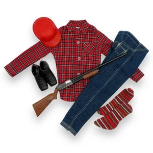 Vintage Ken 1960s Goin Huntin #1409 Pak Hunting COMPLETE Outfit Set Rifle Mattel - Picture 1 of 8