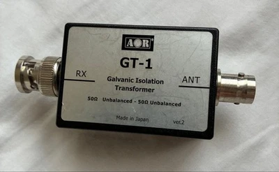 AOR Galvanic Isolation Transformer Receive noise suppression GT-1 used - Image 1 of 2