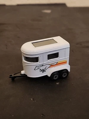 Matchbox Superfast Pony Trailer Diecast Nice Free Shipping White - Image 1 of 4