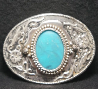 WK21108 非常酷 复古 20 世纪 70 年代 * * * 花石 * * * UNISEX 时尚皮带扣 — 第 1/2 张图片