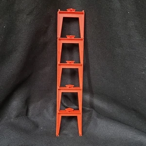 LOT OF 5 VINTAGE MATTEL HOT WHEELS RED LINE ERA TRACK RISER SUPPORT TRESTLES - Picture 1 of 6