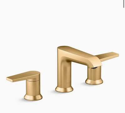 KOHLER Hint® Widespread bathroom sink faucet, 1.2 gpm K-37893-4-2MB - Image 1 of 4