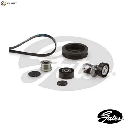 VRIBBED BELT SET K026PK1580XS FOR SEAT AUDI A4/Allroad/S4 Q5/Van/SUV A5/S5 A6 - Image 1 of 4