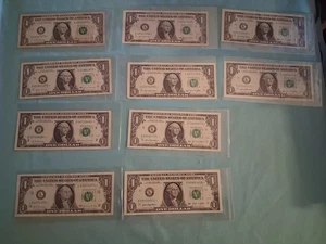 **Banconote da 0 dollari stella** Lotto di 10 (2-2017,2-2017A, 6-2021) basse S/N - Foto 1 di 7