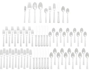 Lenox Esquire 65 Piece Flatware Set, 815485, 18/10 Stainless Steel New - Picture 1 of 5