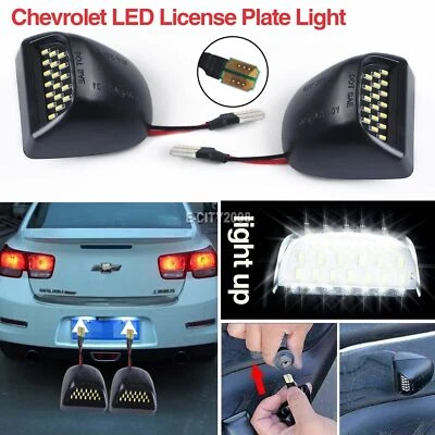 LED License Plate Light Lamp For 1999-2013 Chevy Silverado Avalanche Bright SMD — 第 1/4 张图片