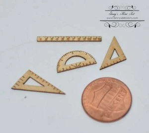 1:12 Puppenhaus Miniatur Zeichnungslineal Set SMA FS005 - Bild 1 von 4