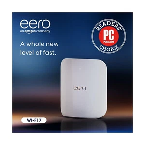 eero Max 7 Tri-Band Mesh Wi-Fi 7 Router - 10 Gbps Ethernet - White - Picture 1 of 4