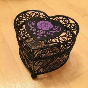 Anna Sui heart-shaped accessory case used Goog condition - Picture 1 of 2