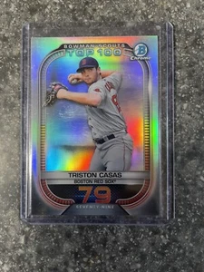 2021 Bowman Triston Casas Bowman Scouts Top 100 Insert - Picture 1 of 2