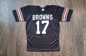 Vintage Cleveland Browns #17 Rawlings NFL Jersey Medium 38-40 - Picture 1 of 8