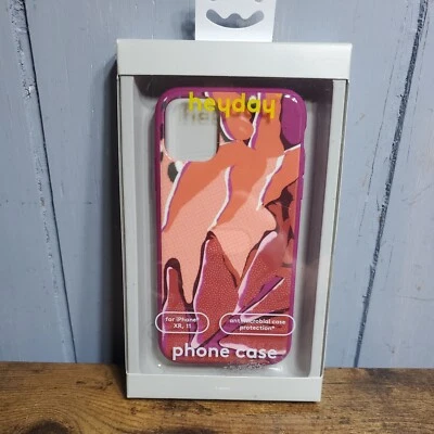 Funda de teléfono Heyday para iPhone XR y 11 Magsafe antimicrobiano rojo botánico Foto 1 de 2