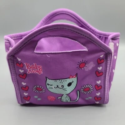 Baby Alive Purple Kitty Carry Bag Changing Pad   - Image 1 of 4