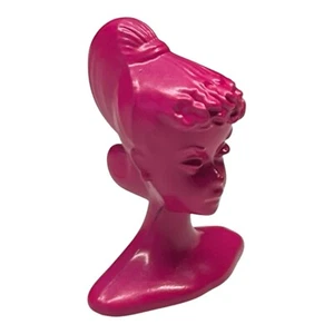 Monopoly Barbie Dream World Game Token Pawn Mover - Pink Head Bust - Picture 1 of 3