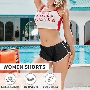 Women Sports Shorts Yoga Casual Lady Jogging Athletic Summer Beach Sexy Pants - Picture 1 of 27