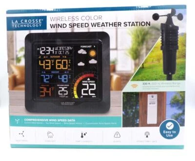La Crosse Technology Color Wind Speed Weather Station L76225 - Image 1 of 3