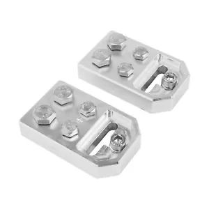 Par de terminales de batería de 4 puntos estilo perno poste grado eléctrico de aluminio - Imagen 1 de 6