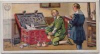 When A Bank Was A Locked Goldsmith Chest Tradition And Origin 1920s Trade  Card
