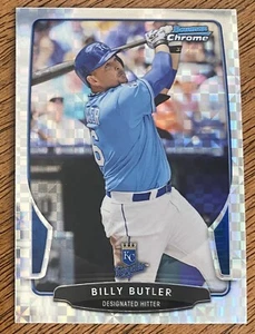 2013 Bowman Chrome Xfractor Refractor BILLY BUTLER #21 KC Royals  - Picture 1 of 2