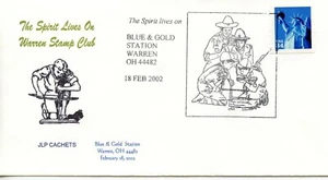 SCOUT CANCEL - BLUE AND GOLD STATION  2002  SC717 - Picture 1 of 1