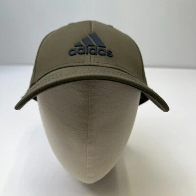 Шляпа мужская Adidas один размер AeroReady с надписью протектор армейская оливковая кепка бег спортзал основной номер - Изображение 1 из 4