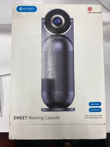 EMEET Meeting Capsule Captured 1080P Output 360°Video Conference Camera 8 Mic - Picture 1 of 4