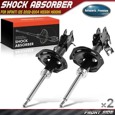 Amortiguador delantero 2 piezas para Infiniti I35 2002-2004 Nissan Máxima 2000-2003 Foto 1 de 4