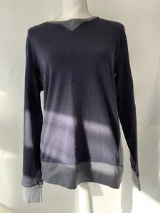 Men's Blue Cotton Crew Neck Sweatshirt Size M Banana Republic - Picture 1 of 12