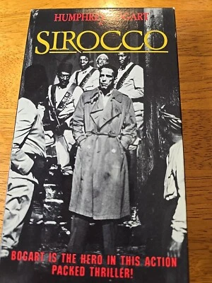 Sirocco VHS Humphrey Bogart Black And White 1951 Video Tape Movie - Image 1 of 4