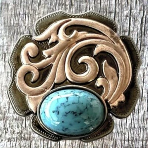Tucumcari Turquoise Concho CON414-P-3 - Picture 1 of 3