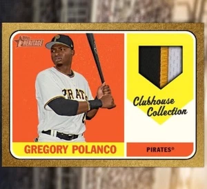 Topps BUNT Gregory Polanco PATCH Relic Heritage Clubhouse Wave 3 [DIGITAL] 200cc - Picture 1 of 1