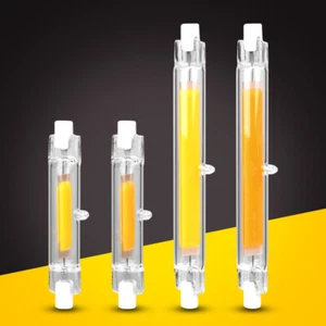 118mm Lamp 78mm 8W COB Warm/Cool White Lights 16W 220-240V LED Glass R7S - Picture 1 of 11