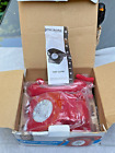 Retro Telephone Red Geemarc Mayfair Classic Push Button Phone New Boxed Telecom