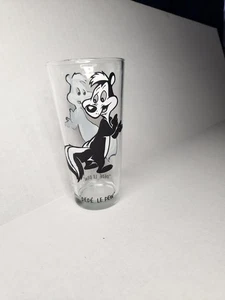 Vaso de colección Looney Tunes Pepe Le Pew Pepsi Collector Glass 1973 - Imagen 1 de 3