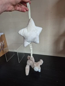 Cable de tracción musical Jellycat Star Bashful Bunny móvil cómodo felpa marrón (D2) - Imagen 1 de 7