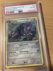 PSA 6 HG SS Steelix Holo Unleashed Cosmos 2010 Pokemon - Picture 1 of 2