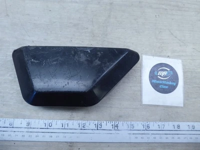 Yamaha DT100 1974 Enduro Y20961) panel de cubierta lateral izquierdo negro  Foto 1 de 4