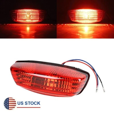 Rear Brake Tail Lamp For Kawasaki KFX400 2004-2006 Suzuki LTF250 Ozark 2002-2006 Foto 1 de 4
