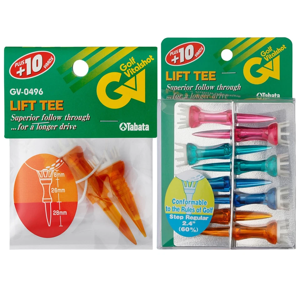 Masters Ten More Yards Lift Step Golf Tees Durable Consistent Swing Practice - Image 1 of 1