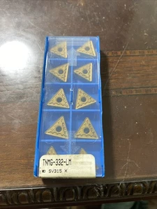 10 PIECES of VALENITE, TNMG 332 LM SV315 CARBIDE INSERTS  (E15) - Picture 1 of 3