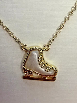 Kendra Scott Ice Skate Short Pendant Necklace, Yellow Gold-Plated Brass Dust Bag - Image 1 of 4