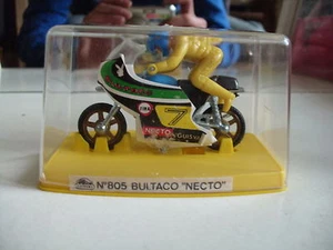 Guisval 805 Motor Bultaco "Necto" in White + Yellow Driver in Box - Picture 1 of 1