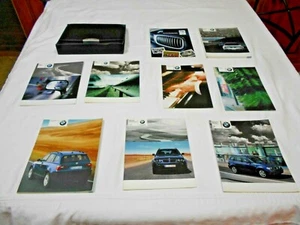 2004 BMW X3 OWNER MANUAL 9 PC SET & BLACK FACTORY BMW CASE . OEM  VERY CLEAN - Picture 1 of 6