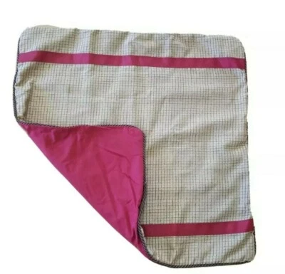 Croscill Luxury Euro Sham cierre con cremallera 25”x25” borde de tubería tostado/borgoña, nuevo  Foto 1 de 4