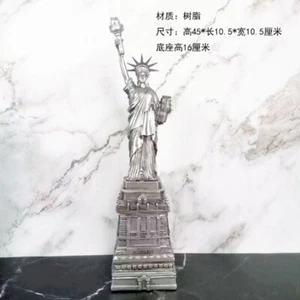 New York City-Souvenirs Statue of Liberty Sculpture Home Decor Resin Heritage - Picture 1 of 15