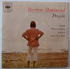 BARBRA STREISAND - PEOPLE - AUSTRALIA EP - Picture 1 of 3