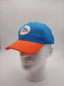 Cappello PGA Junior League Ragazzo Blu Arancione Cinghia Schiena Regolabile Golf Cap - Foto 1 di 8