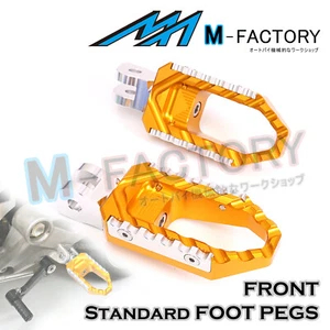 Gold TRC Front Highway Foot Pegs For Honda ST 1300 PAN EUROPEAN 02-13 12 11 10 - Picture 1 of 12